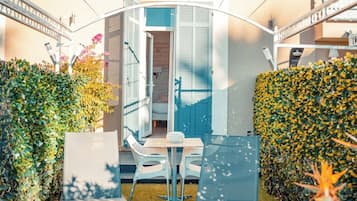Chambre Double avec Terrasse, vue sur Mer | Terrasse/Patio
