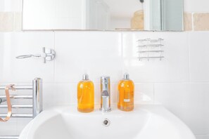 Shower, hair dryer