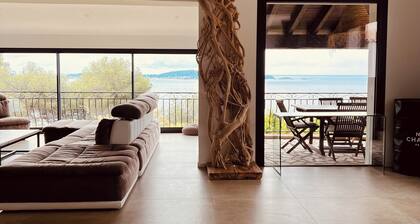 Villa prestige vue mer avec voiturette de plage et service concierge !