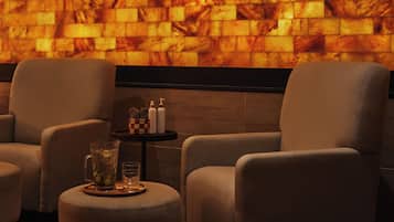 Salas de tratamiento para parejas, un sauna, tratamientos corporales