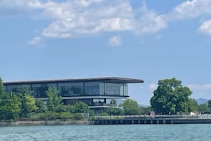 Uitzicht vanuit accommodatie