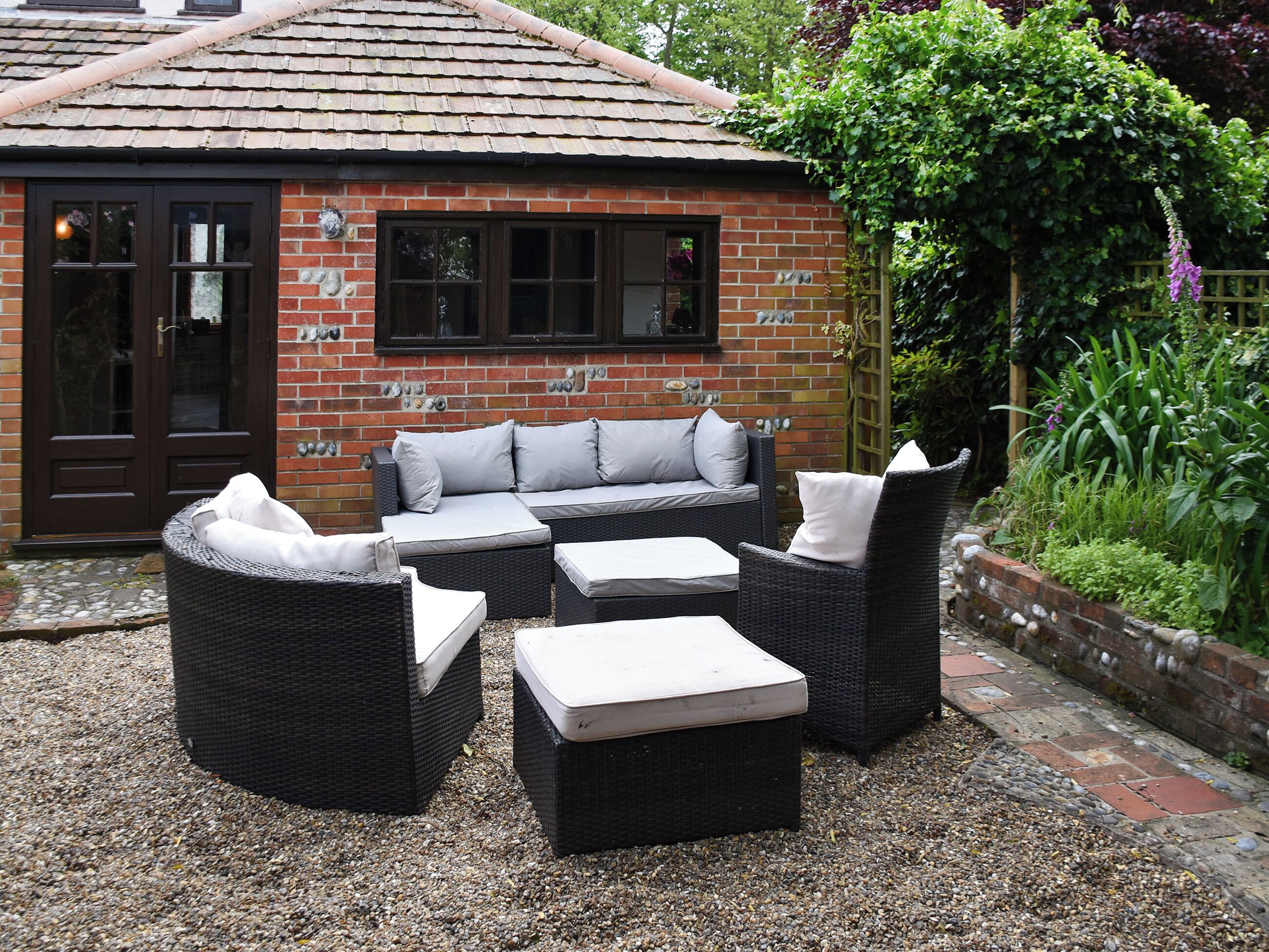 Outdoor area | Capri Cottage, Winterton-on-Sea
