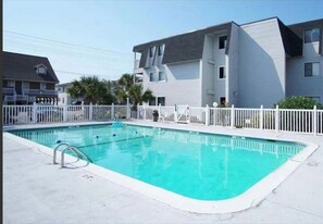 Pool - New Listing- Lovely 2BR Ocean View, steps to beach (Cherry Grove)