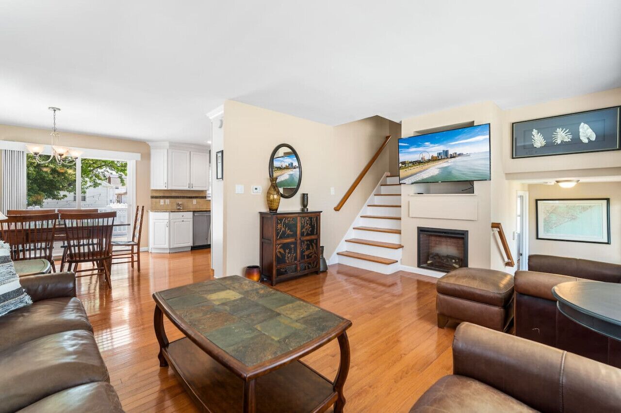 Smart-tv en een kantoor