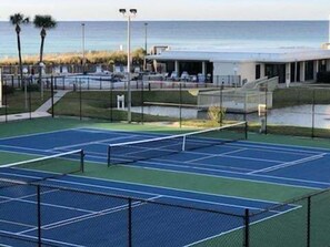 Sports court - Sea-Fervour @ Sugar Beach C20-Beach Front-2/2-Beautiful Views! (Panama City Beach)