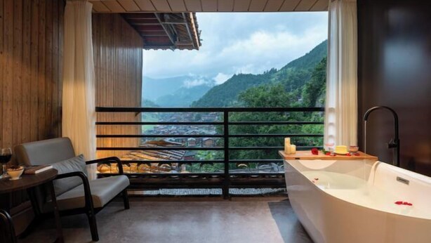 Unclassified image, 1 of 77, button - Xijiang Wangxijiang Inn (Leishan)