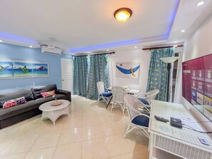 Leilighet, 1 soverom, terrasse, hageutsikt | Innvendig