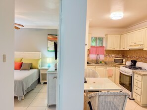 Appartement, 1 chambre, balcon, vue sur le jardin | 1 chambre