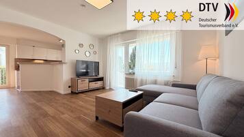 Télévision, lecteur de DVD, chaîne hi-fi