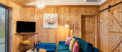 Televisor i llar de foc