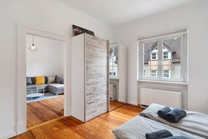 2 habitaciones, tabla de planchar con plancha y wifi gratis 