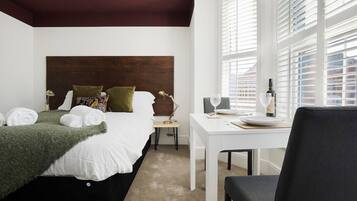 Desk, iron/ironing board, free WiFi, bed sheets