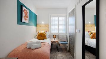 Desk, iron/ironing board, free WiFi, bed sheets