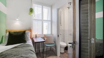 Desk, iron/ironing board, free WiFi, bed sheets