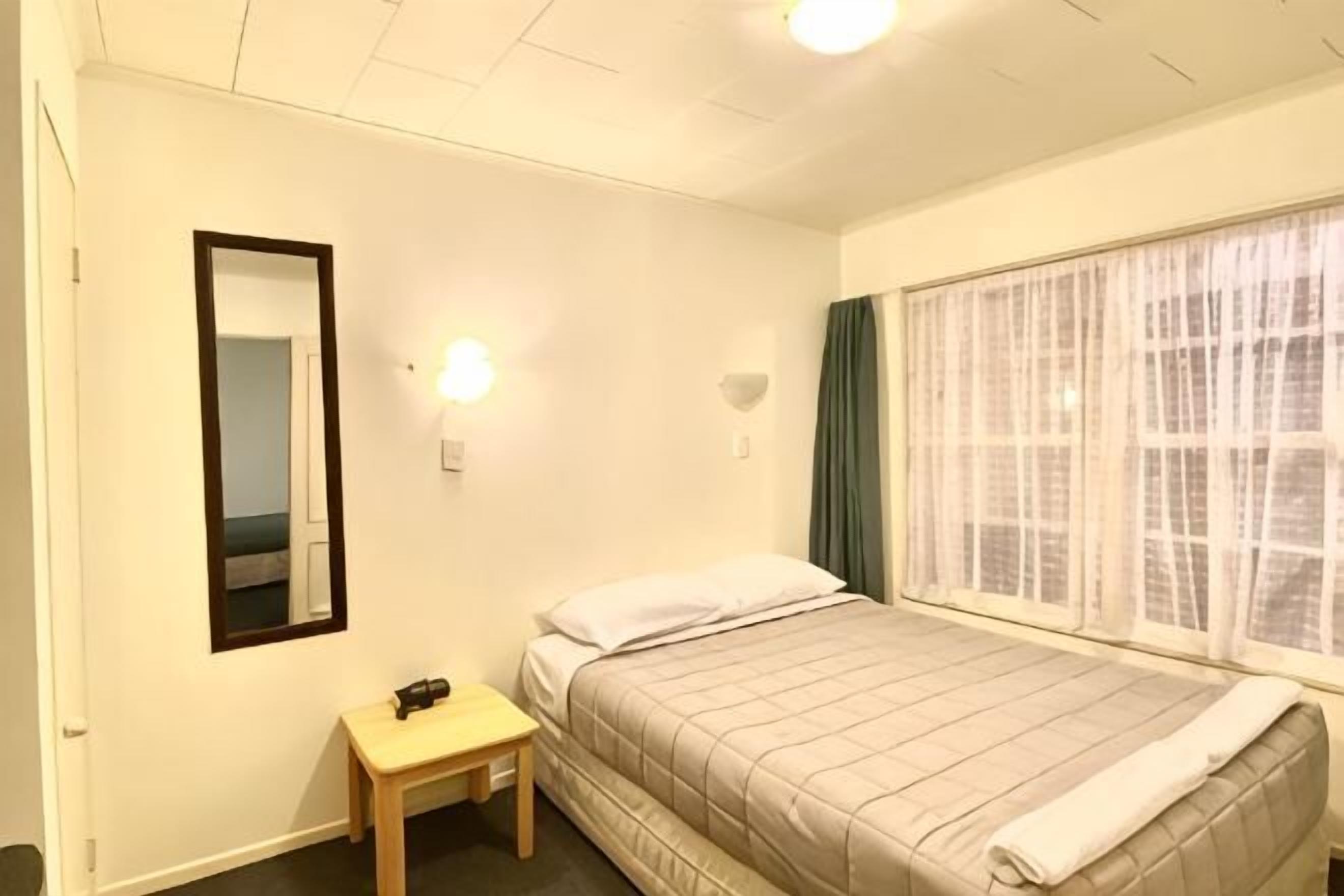 Desk, blackout curtains, iron/ironing board, free WiFi