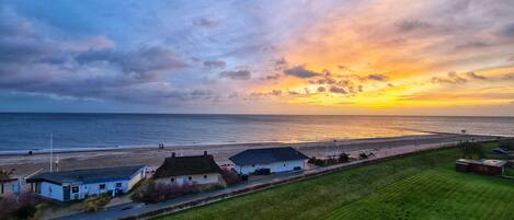 Vlak bij het strand