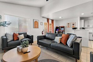 TV, fireplace, offices - 5BR Luxury Oasis w/ Pool & Spa + Games and MORE! (North Las Vegas)