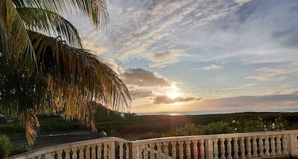 Les Mangliers-Serene villa with panoramic views of Rodrigues's lagoon.
