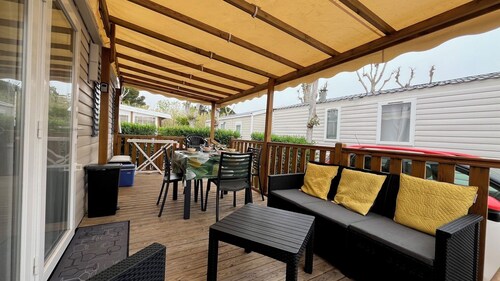 Location Mobilhome a 15 Minute de la Mer, des Super Marchés, de Valras Plage