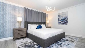 4 habitaciones, tabla de planchar con plancha, cuna de viaje y wifi