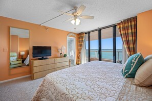 3 bedrooms, iron/ironing board, free WiFi, bed sheets - CBC 2-17A –Newly Updated Beach Front Condo! (Clearwater Beach)