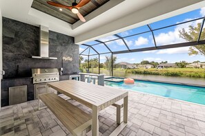 Una piscina climatizada
