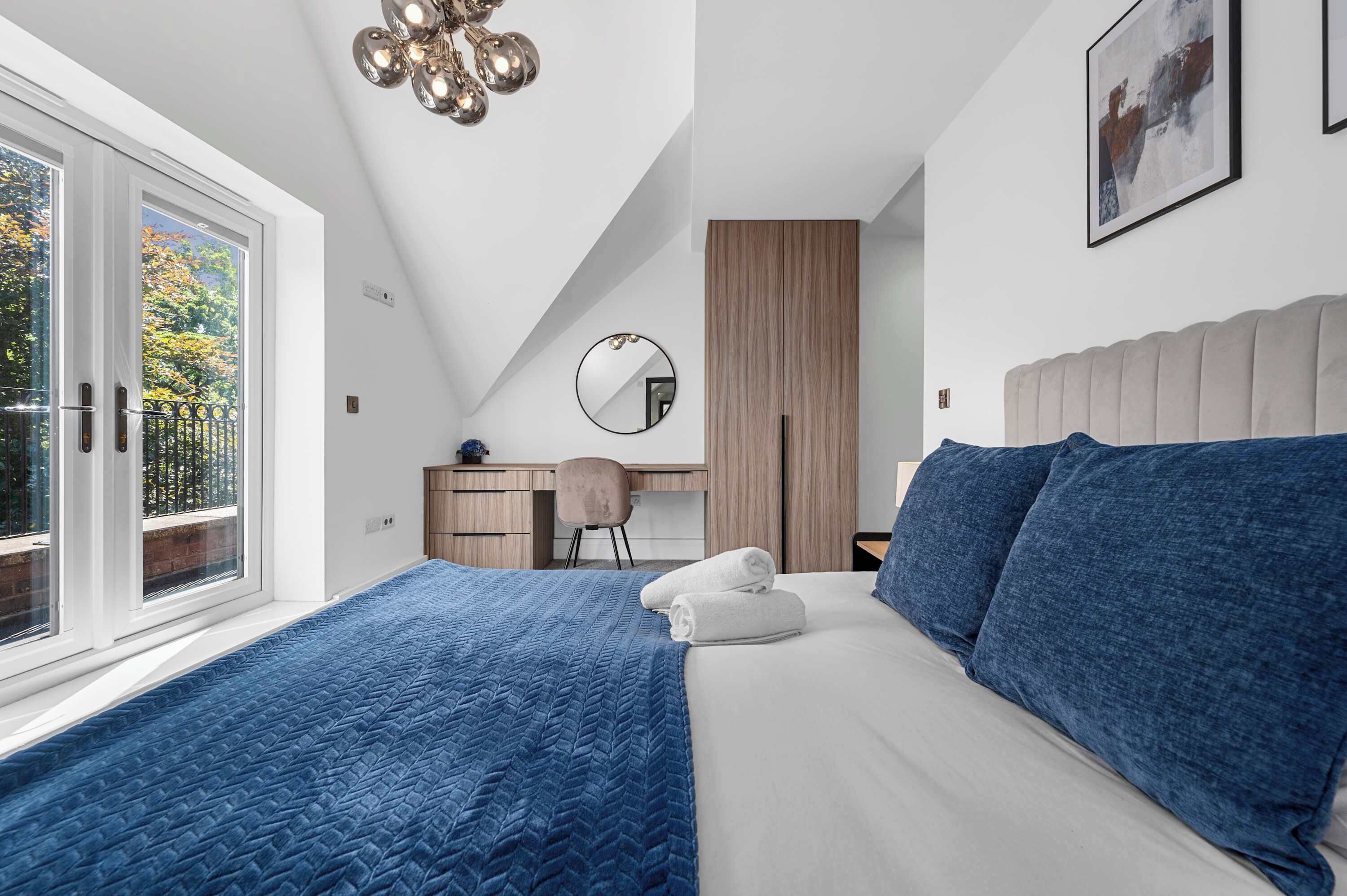 5 bedrooms, iron/ironing board, travel cot, WiFi