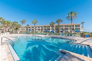 Una piscina riscaldata