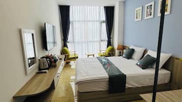 Chambre Simple Deluxe, vue ville | Rideaux occultants, chambres insonorisées, Wi-Fi gratuit