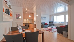 Classic Apartment | Living area - Apartment Hirle (Zermatt)