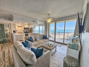Condo, 2 Bedrooms | Living area | Smart TV - Oceanview Condo In Brighton, 1504 - Full Access 2 Bedroom Condo (Myrtle Beach)