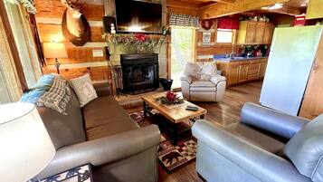 Cabin, 2 Bedrooms | Ruang tamu