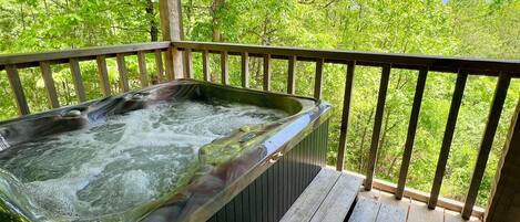 Private spa tub