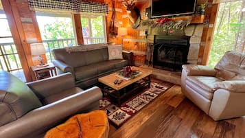 Cabin, 2 phòng ngủ | Khu phòng khách