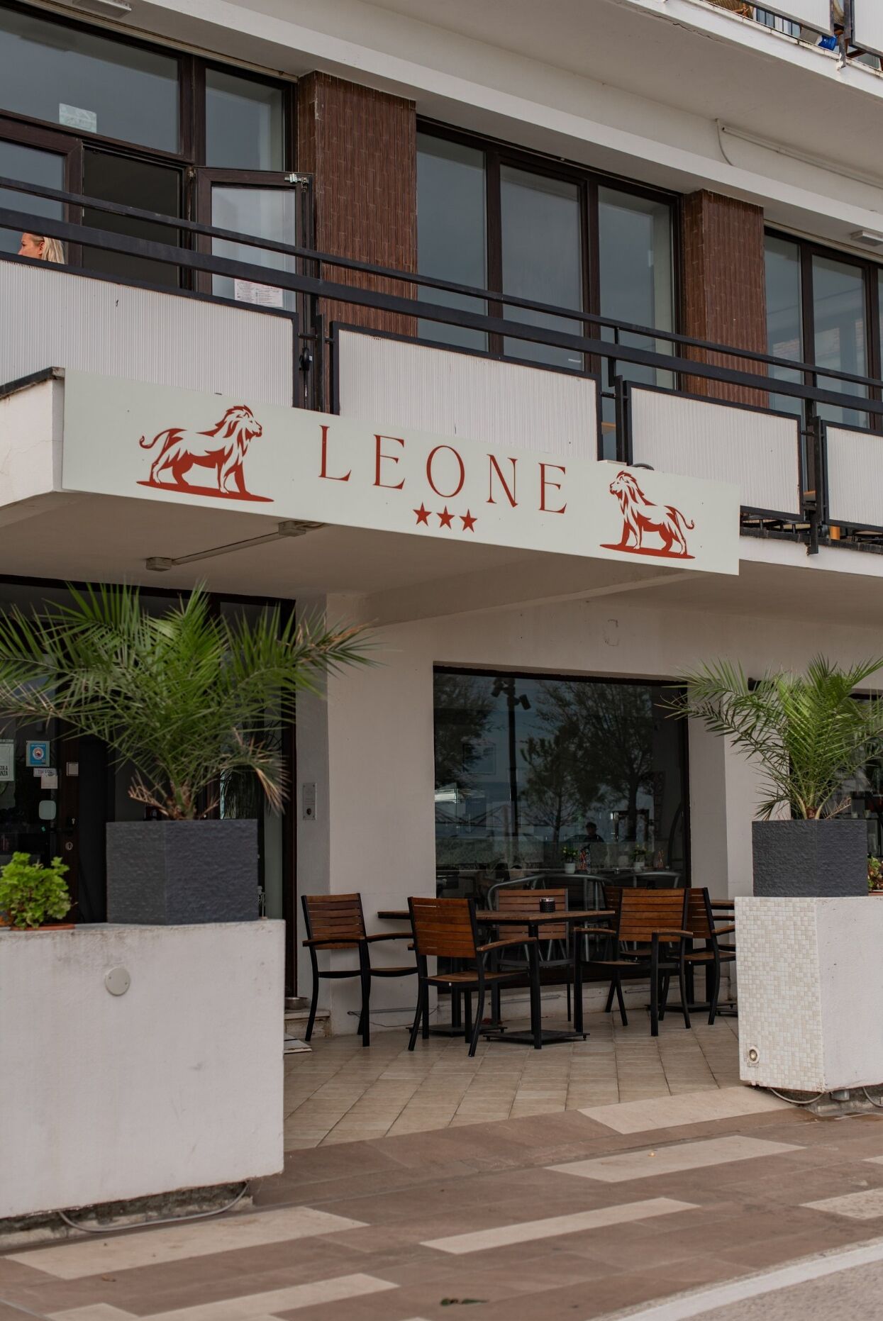 Façade de l’hébergement