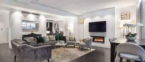 Smart-tv en een stereo