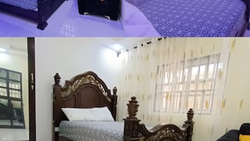 1 habitación, tabla de planchar con plancha, wifi gratis y ropa de cama