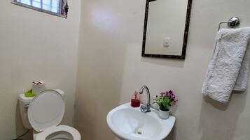 Basic Single Room | Bathroom | Towels, soap, shampoo, toilet paper