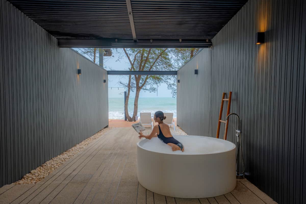 Habitación de luna de miel, frente al mar | Vista desde la habitación
