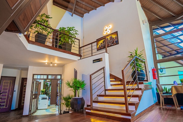 Interior entrance