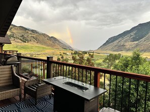 Property grounds - Bird's-Eye view of the Yellowstone River. (Gardiner)