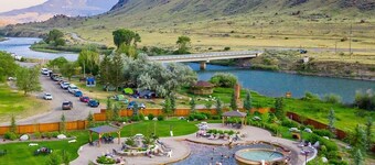 Bird's-Eye view of the Yellowstone River.