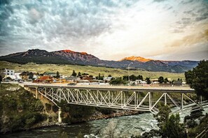 Exterior - Bird's-Eye view of the Yellowstone River. (Gardiner)