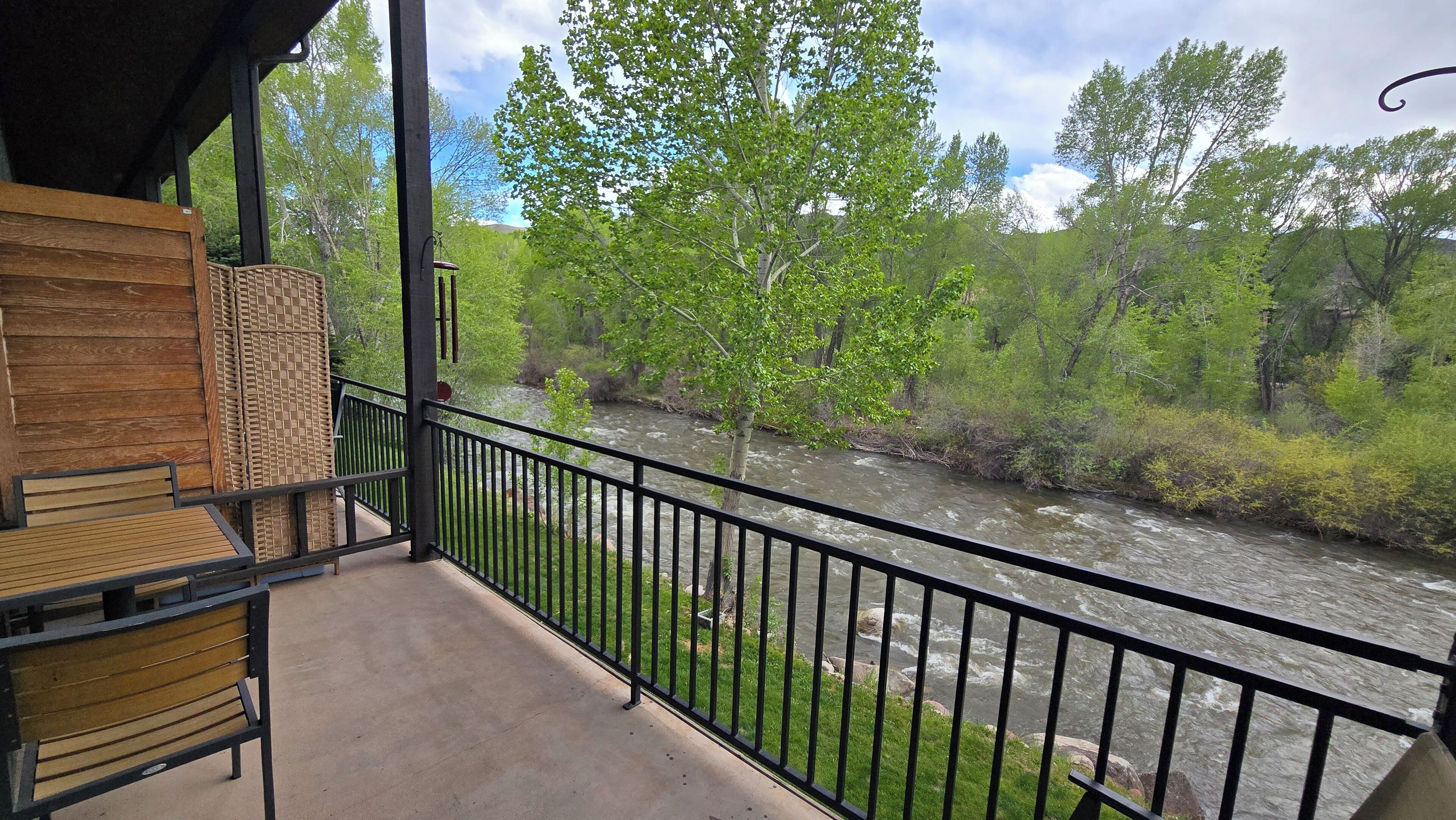 Riverview Retreat: Modern Condo overlooking the Roaring Fork