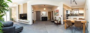 Smart TV - Stylish 2 bedrooms apartment in Neachora
 (Chania)