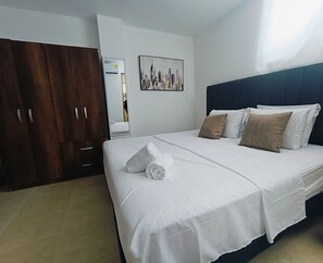 1 soverom, strykejern/-brett, wi-fi og sengetøy