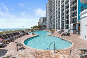 Indoor pool, outdoor pool