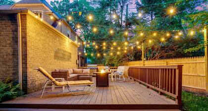 Discover university charm. Your 4-bedroom retreat, an 8-min drive to Notre Dame.