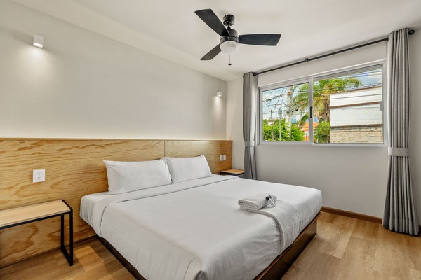 1 habitación, colchones con efecto memoria y wifi gratis