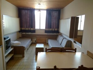 Basic Studio | Living area | 20-inch flat-screen TV with satellite channels - Cirrus Apart (Malargüe)